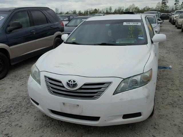 4T1BB46K88U043410 - 2008 TOYOTA CAMRY HYBR WHITE photo 9