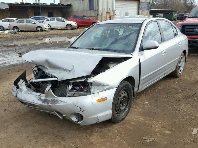 KMHDN45D83U531090 - 2003 HYUNDAI ELANTRA GL SILVER photo 2