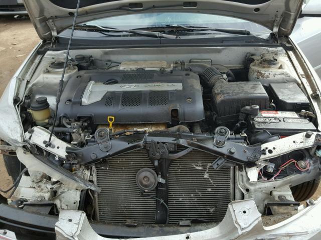 KMHDN45D83U531090 - 2003 HYUNDAI ELANTRA GL SILVER photo 7