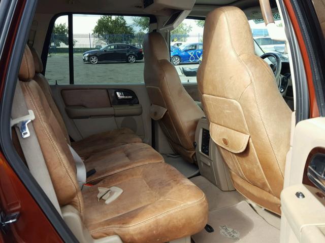 1FMFU17546LA28280 - 2006 FORD EXPEDITION BROWN photo 6