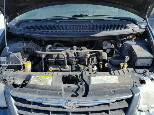 2A4GP54L96R623282 - 2006 CHRYSLER TOWN & COU BLUE photo 7