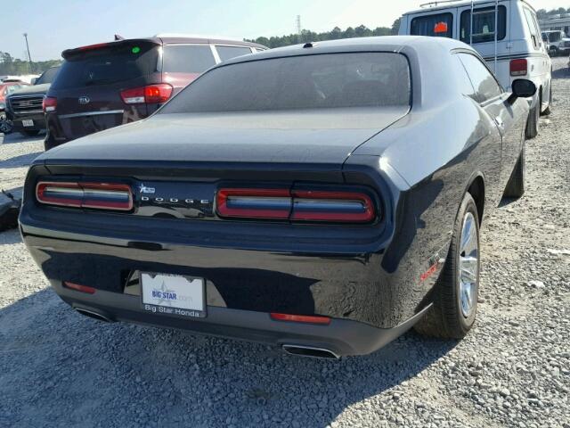 2C3CDZAG6FH901187 - 2015 DODGE CHALLENGER BLACK photo 4