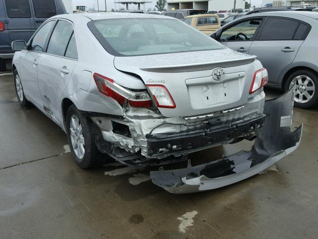 4T1BB46KX9U079634 - 2009 TOYOTA CAMRY HYBR SILVER photo 3