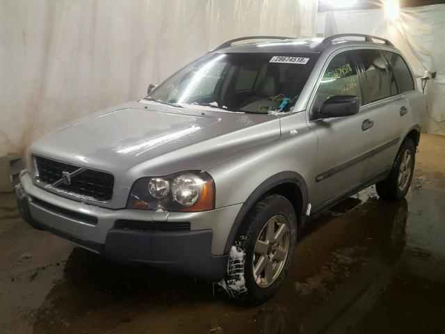 YV1CM59H941051756 - 2004 VOLVO XC90 SILVER photo 2