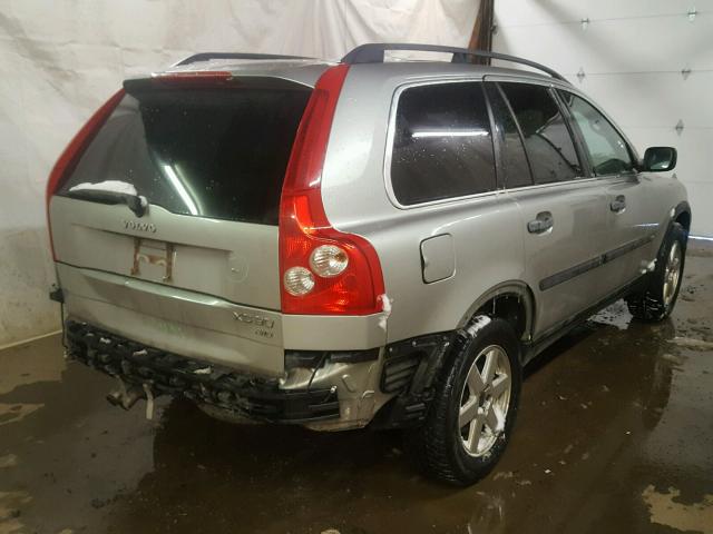 YV1CM59H941051756 - 2004 VOLVO XC90 SILVER photo 4