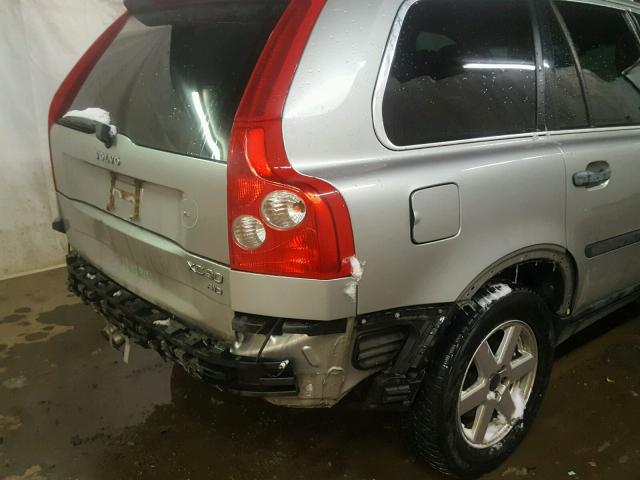 YV1CM59H941051756 - 2004 VOLVO XC90 SILVER photo 9