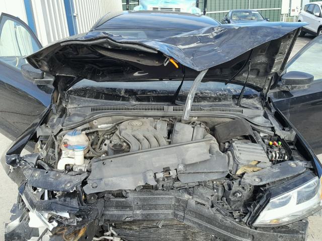 3VW2K7AJXBM365415 - 2011 VOLKSWAGEN JETTA BASE BLACK photo 7