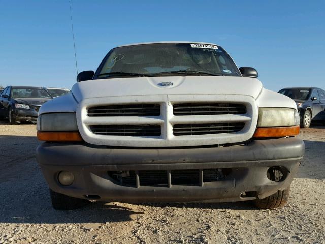 1B4HR58N62F210041 - 2002 DODGE DURANGO SL WHITE photo 9