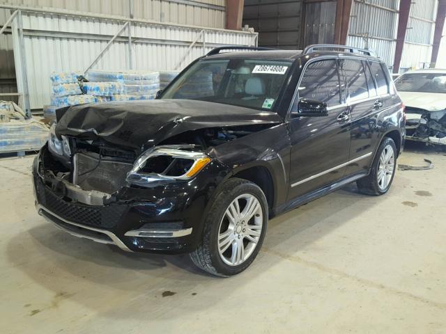 WDCGG5HB3DG025513 - 2013 MERCEDES-BENZ GLK 350 BLACK photo 2