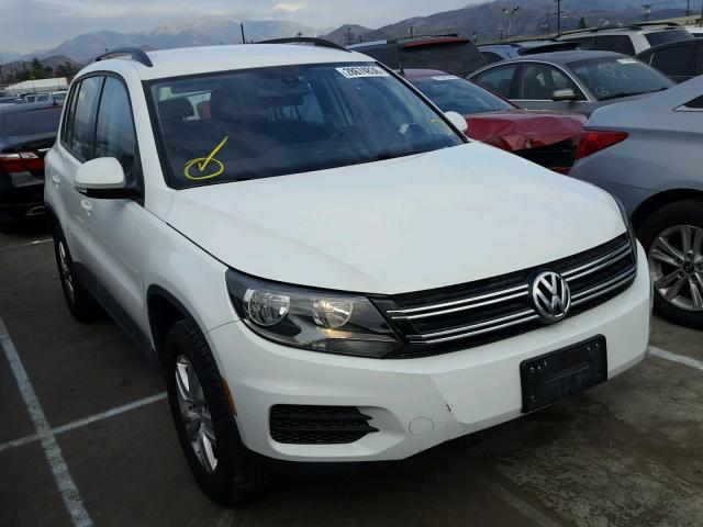 WVGAV7AX3GW562861 - 2016 VOLKSWAGEN TIGUAN S WHITE photo 1