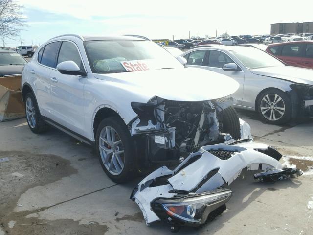 ZASFAKBN8J7B81876 - 2018 ALFA ROMEO STELVIO TI WHITE photo 1