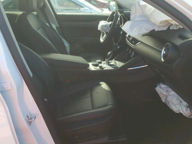 ZASFAKBN8J7B81876 - 2018 ALFA ROMEO STELVIO TI WHITE photo 5