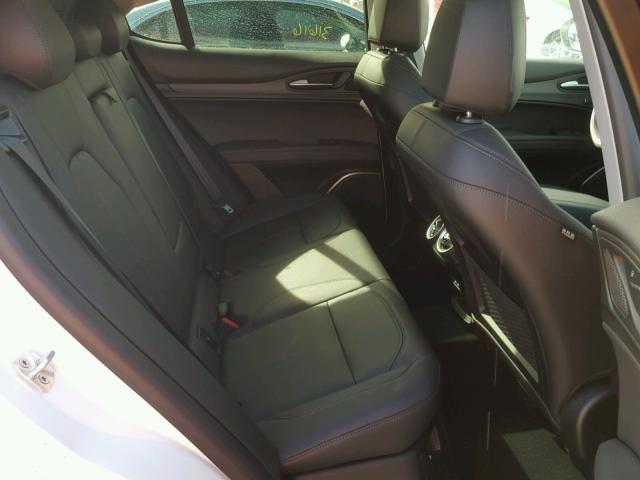 ZASFAKBN8J7B81876 - 2018 ALFA ROMEO STELVIO TI WHITE photo 6