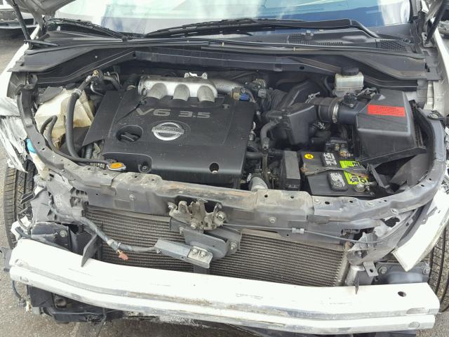 JN8AZ08T75W310535 - 2005 NISSAN MURANO SL SILVER photo 7