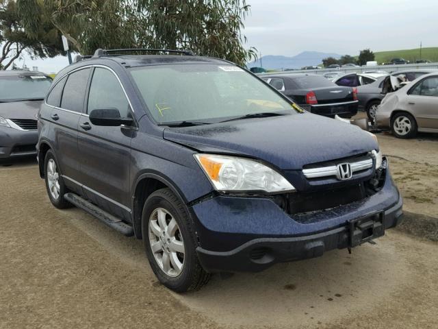 JHLRE48538C071402 - 2008 HONDA CR-V EX BLUE photo 1