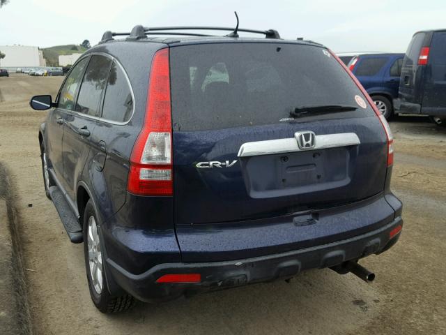 JHLRE48538C071402 - 2008 HONDA CR-V EX BLUE photo 3