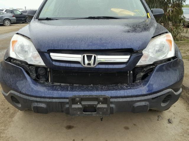 JHLRE48538C071402 - 2008 HONDA CR-V EX BLUE photo 9