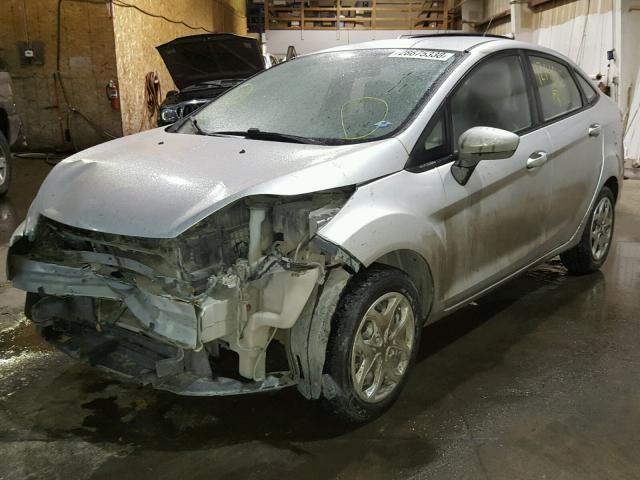 3FADP4AJ6BM177623 - 2011 FORD FIESTA S SILVER photo 2