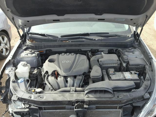 5NPEB4AC0EH827491 - 2014 HYUNDAI SONATA GLS SILVER photo 7