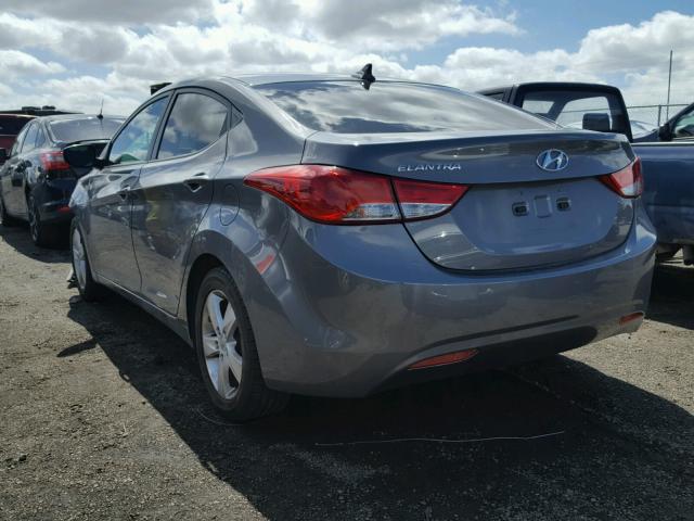 5NPDH4AE6BH061323 - 2011 HYUNDAI ELANTRA GL GRAY photo 3