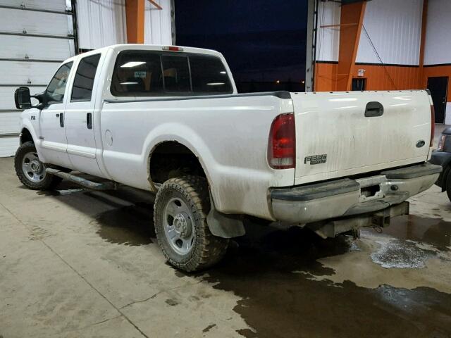 1FTWW31P05EC34610 - 2005 FORD F350 SRW S WHITE photo 3