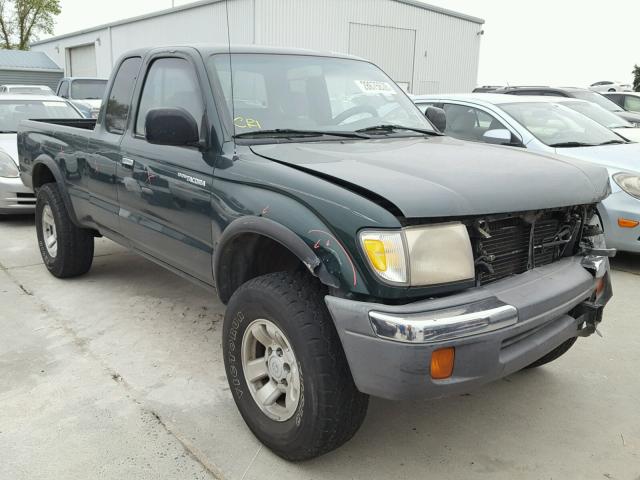 4TASN92N7YZ627496 - 2000 TOYOTA TACOMA XTR GREEN photo 1