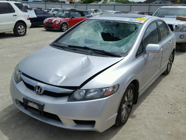 19XFA1F98AE037549 - 2010 HONDA CIVIC EXL SILVER photo 2