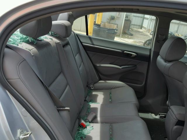 19XFA1F98AE037549 - 2010 HONDA CIVIC EXL SILVER photo 6