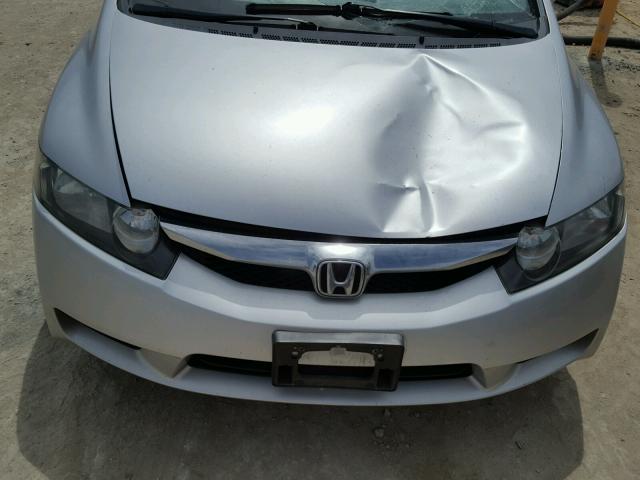 19XFA1F98AE037549 - 2010 HONDA CIVIC EXL SILVER photo 7
