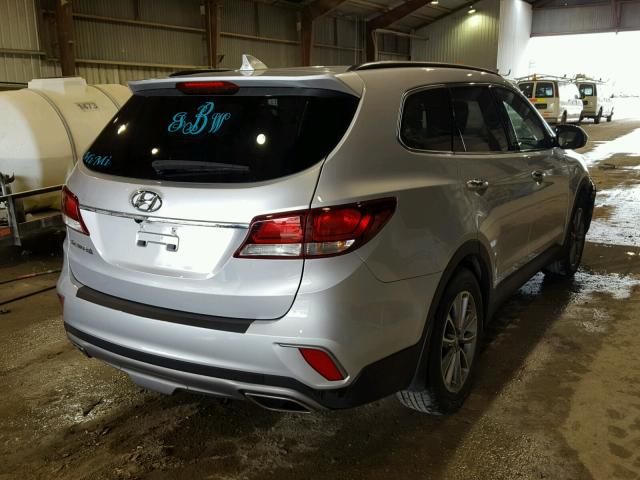 KM8SM4HF3HU206801 - 2017 HYUNDAI SANTA FE S SILVER photo 4