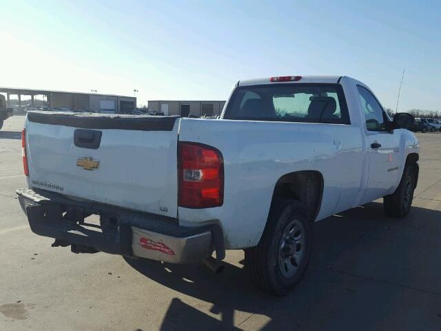 1GCEC14CX7Z563330 - 2007 CHEVROLET SILVERADO WHITE photo 4