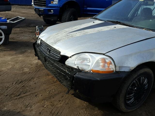 2HGEJ8648WH625456 - 1998 HONDA CIVIC EX ვერცხლისფერი ფოტო 9