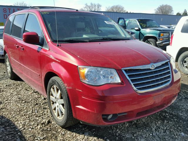 2A8HR54PX8R133811 - 2008 CHRYSLER TOWN & COU RED photo 1