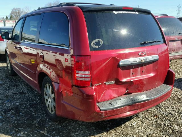 2A8HR54PX8R133811 - 2008 CHRYSLER TOWN & COU RED photo 3