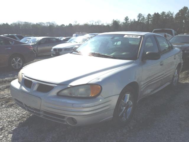 1G2NF52F02C309279 - 2002 PONTIAC GRAND AM S SILVER photo 2