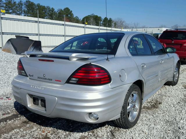 1G2NF52F02C309279 - 2002 PONTIAC GRAND AM S SILVER photo 4