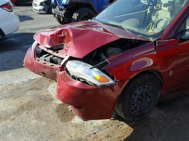 1G8AJ55F47Z163987 - 2007 SATURN ION LEVEL 红色 照片 9