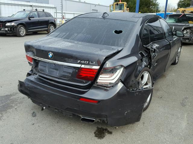 WBAYE4C56FD946749 - 2015 BMW 740 LI CHARCOAL photo 4