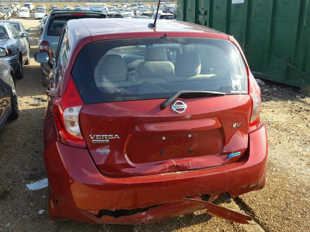 3N1CE2CP3GL377201 - 2016 NISSAN VERSA NOTE RED photo 9