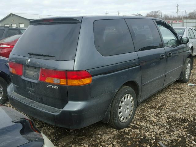 5FNRL18513B159846 - 2003 HONDA ODYSSEY LX BLUE photo 4