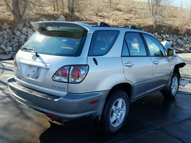 JTJHF10U930308330 - 2003 LEXUS RX 300 GRAY photo 4