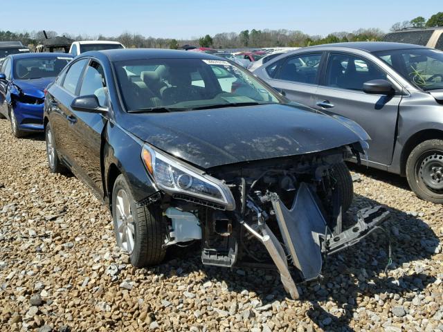 5NPE24AF0HH472952 - 2017 HYUNDAI SONATA SE BLACK photo 1