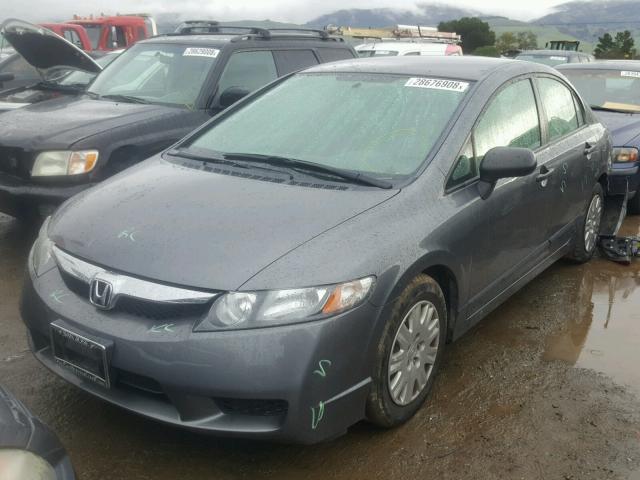 19XFA1F38AE054699 - 2010 HONDA CIVIC VP GRAY photo 2