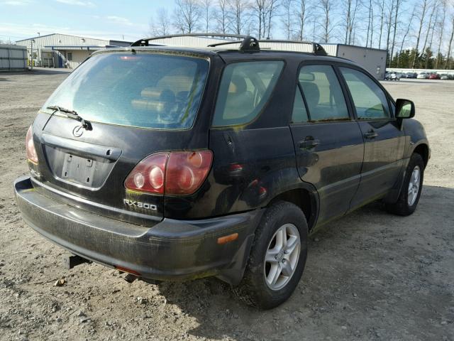 JT6HF10U8X0076397 - 1999 LEXUS RX 300 BLACK photo 4