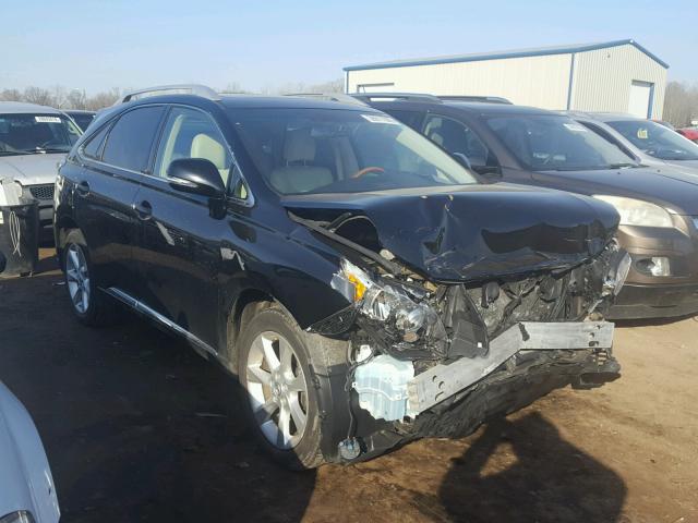 2T2BK1BA0BC089801 - 2011 LEXUS RX 350 BLACK photo 1