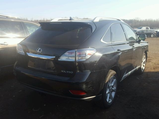 2T2BK1BA0BC089801 - 2011 LEXUS RX 350 BLACK photo 4