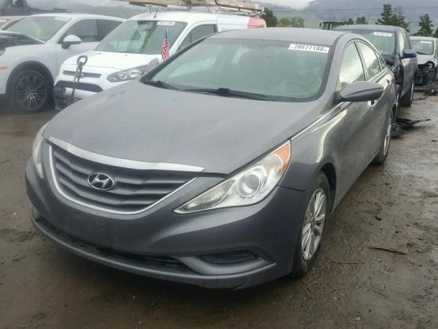 5NPEB4AC5BH065691 - 2011 HYUNDAI SONATA GLS CHARCOAL photo 2