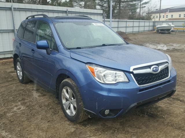 JF2SJAKC8FH432950 - 2015 SUBARU FORESTER 2 BLUE photo 1