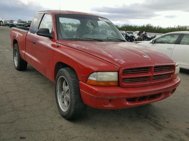 1B7FL22PXWS646022 - 1998 DODGE DAKOTA RED photo 1