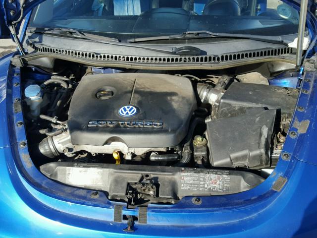 3VWCD21C83M432341 - 2003 VOLKSWAGEN NEW BEETLE 蓝色 照片 7